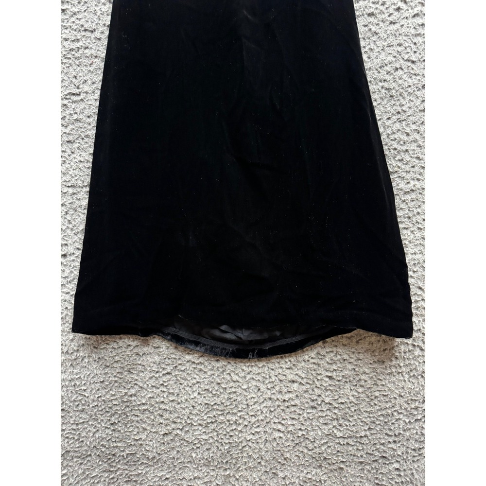 Reformation Black Velvet Mini Dress - Picture 5 of 9